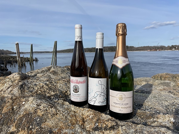 3 white wines by the river